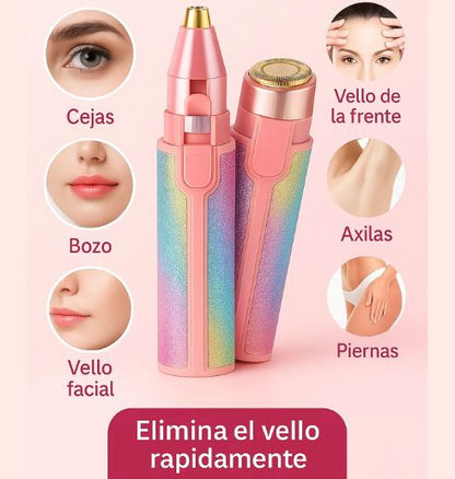 Depiladora Facial 2 en 1: adiós a pinzas o cera.