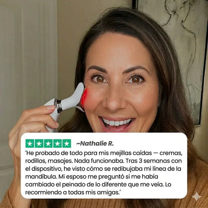 MASAJEADOR FACIAL- REDUCTOR DE PAPADA - OJERAS - ARRUGAS - MANCHAS - ACNÉ
