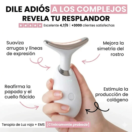 MASAJEADOR FACIAL- REDUCTOR DE PAPADA - OJERAS - ARRUGAS - MANCHAS - ACNÉ
