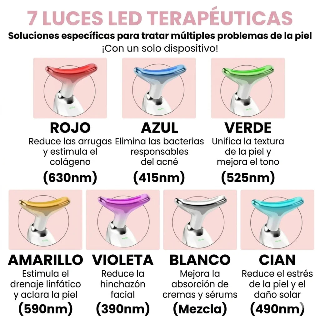 MASAJEADOR FACIAL- REDUCTOR DE PAPADA - OJERAS - ARRUGAS - MANCHAS - ACNÉ