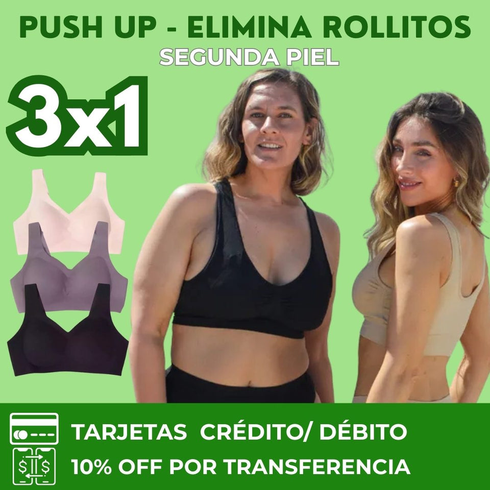 LLEVATE 3 POR 1 | CORPIÑOS QUE SUJETAN, ESTILIZAN Y NO MARCAN